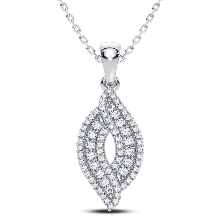 14K 0.33CT DIAMOND PENDANT