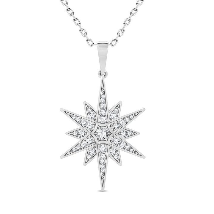 14K 0.50CT Diamond Pendant