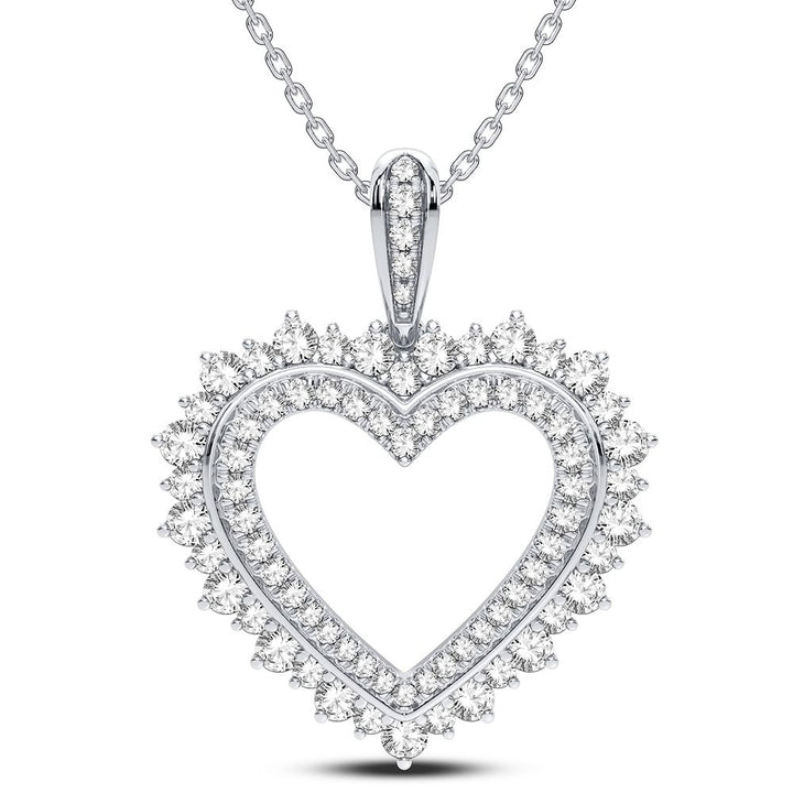 14K 0.90CT Diamond Pendant