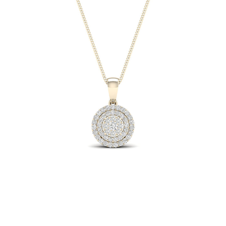 10K 0.13CT Diamond Pendant