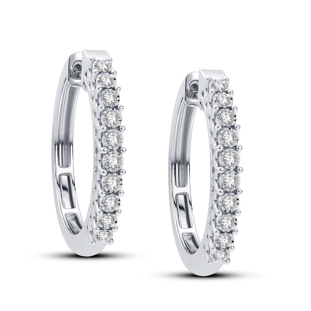 14K 0.40CT Diamond Earring