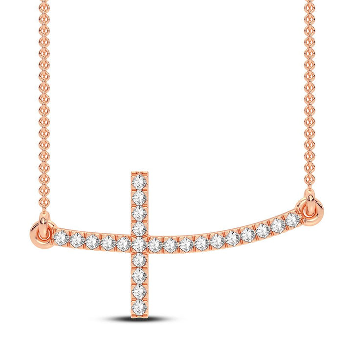 14K 0.16CT Diamond Necklace