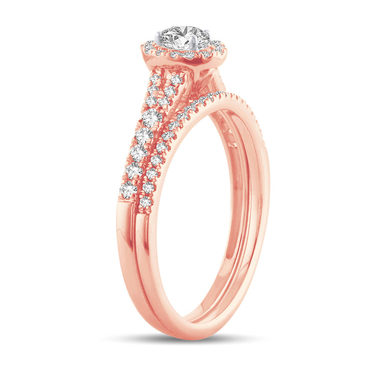 14K 0.50CT Fancy Cut Bridal