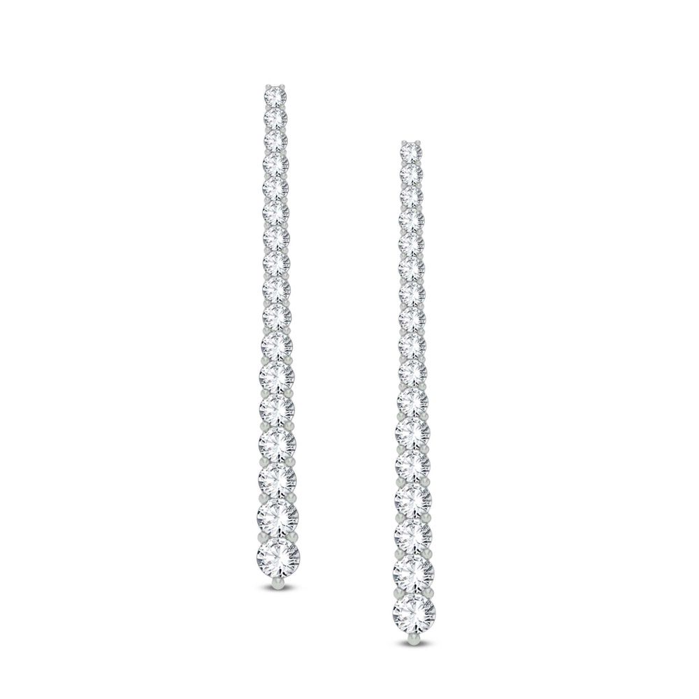 18K 2.17ct Diamond Earring