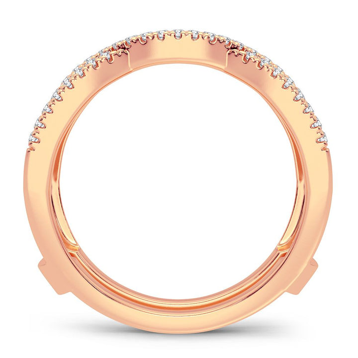 14K 0.33CT Diamond Ring Guard