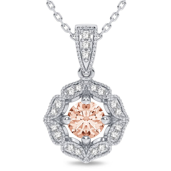 14K 0.10CT Diamond Pendant