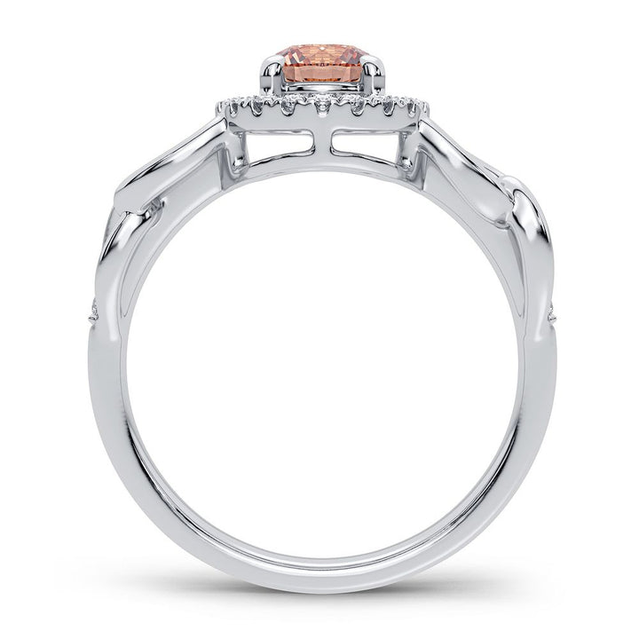 14k 0.20ct Morganite Ring