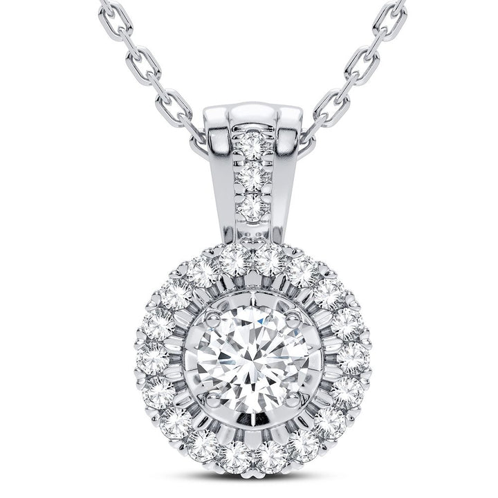 14K 0.18CT DIAMOND PENDANT