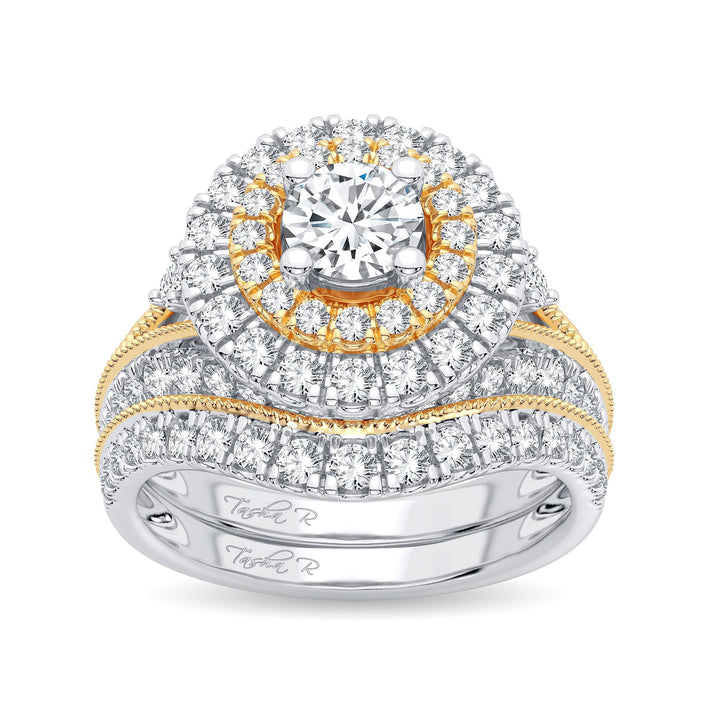 14K 2.00ct Diamond Bridal Ring