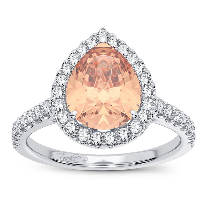 14K 0.33ct Morganite ring