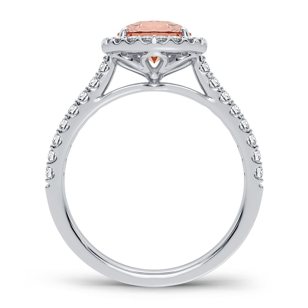 14K 0.33ct Morganite ring