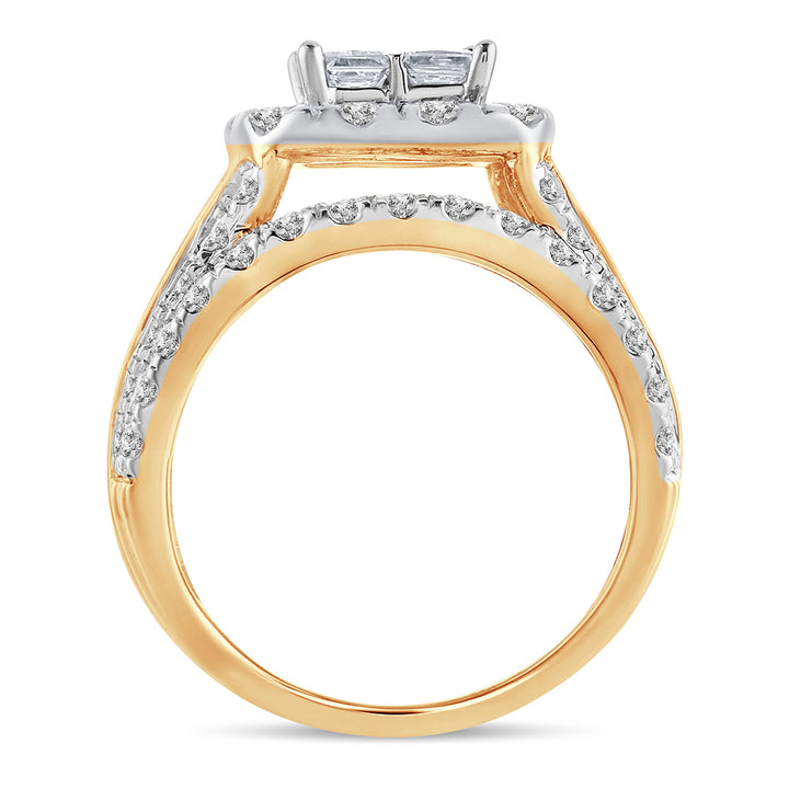 14K  4.00CT    Bridal Diamond  Ring