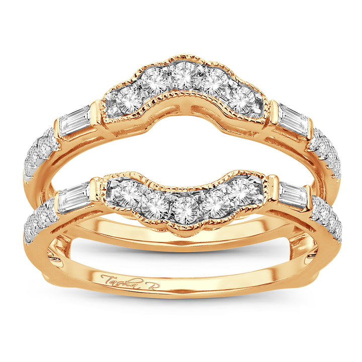 14K 0.50CT Diamond RING GUARD