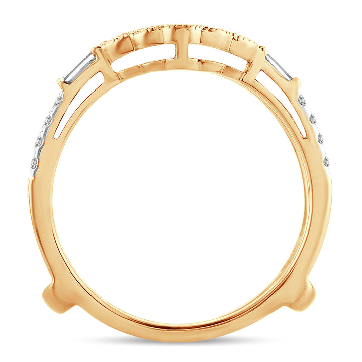 14K 0.50CT Diamond RING GUARD