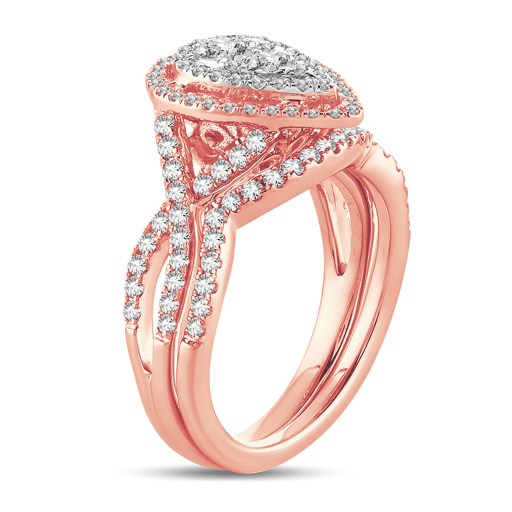 14K  1.00CT  Diamond  BRIDAL  RING