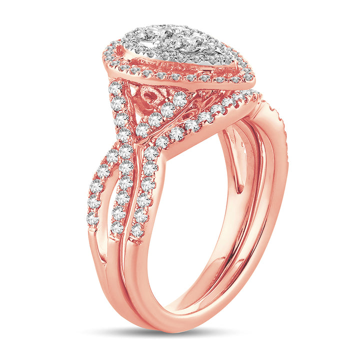 14K  1.00CT  Diamond  BRIDAL  RING