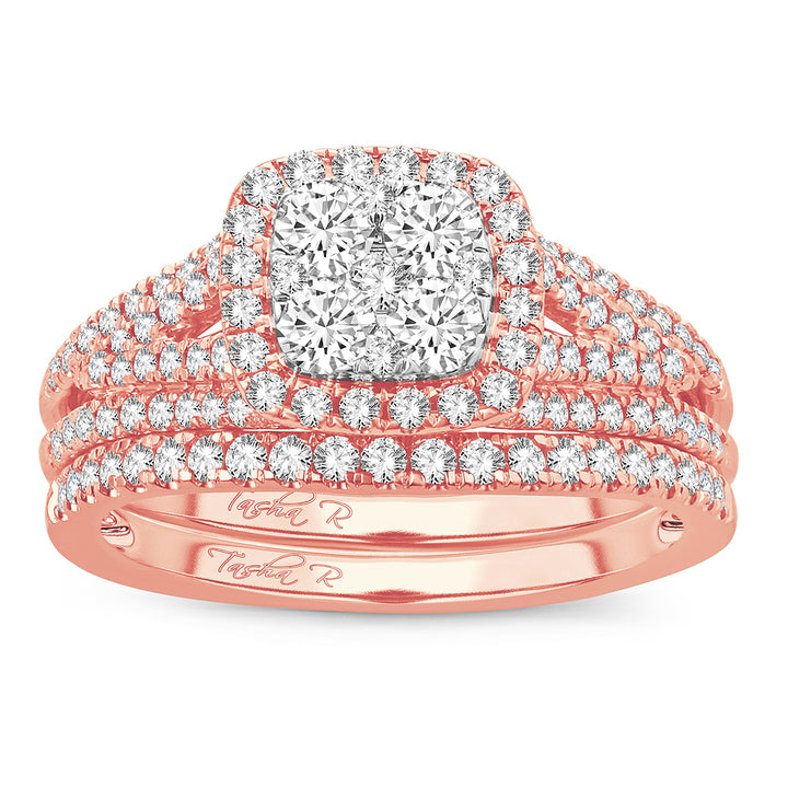 14K  1.00CT  Diamond BRIDAL SET