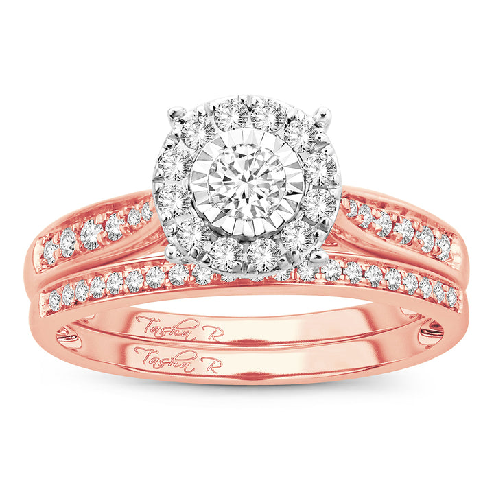 14K 0.45ct Diamond Bridal Ring