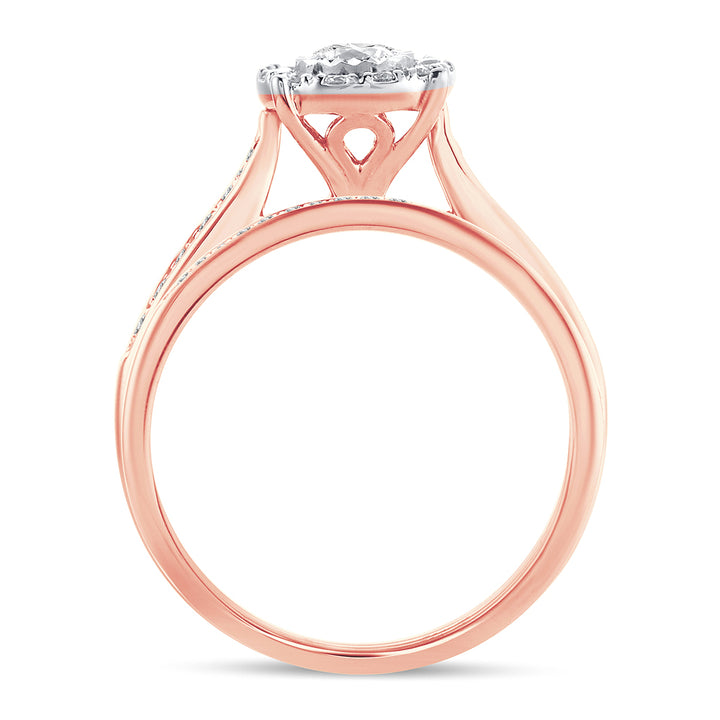 14K 0.45ct Diamond Bridal Ring