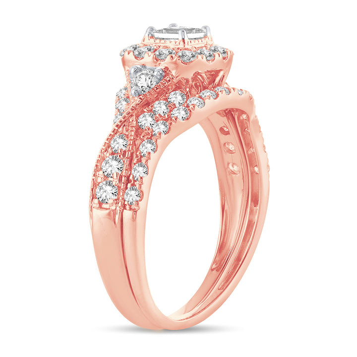 14K 1.00CT Diamond  BRIDAL RING