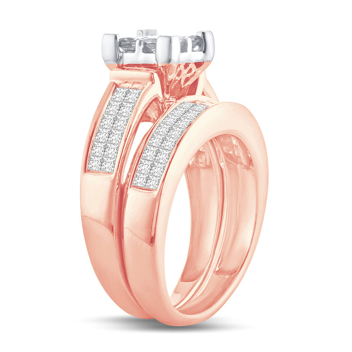 14K  2.00CT  DIAMOND  BRIDAL  RING