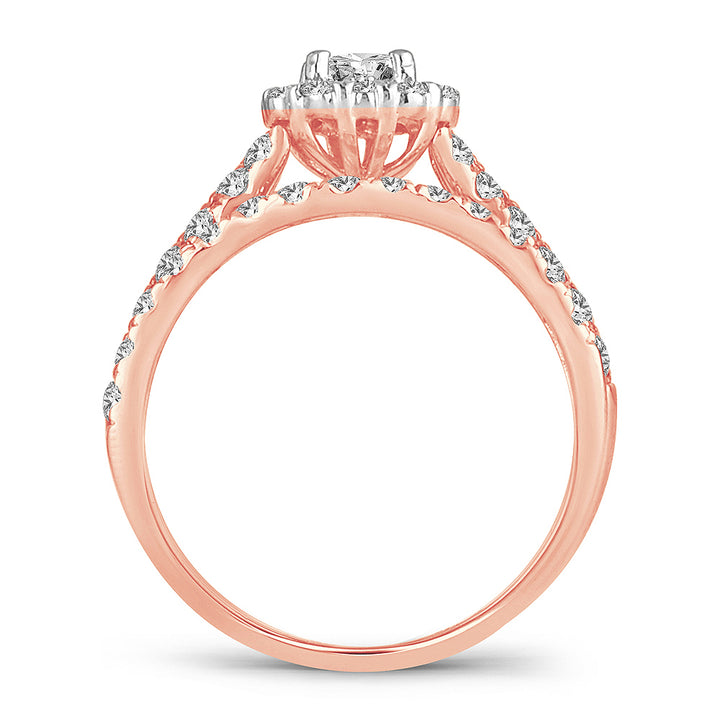 14K  1.00CT DIAMOND BRIDAL RING