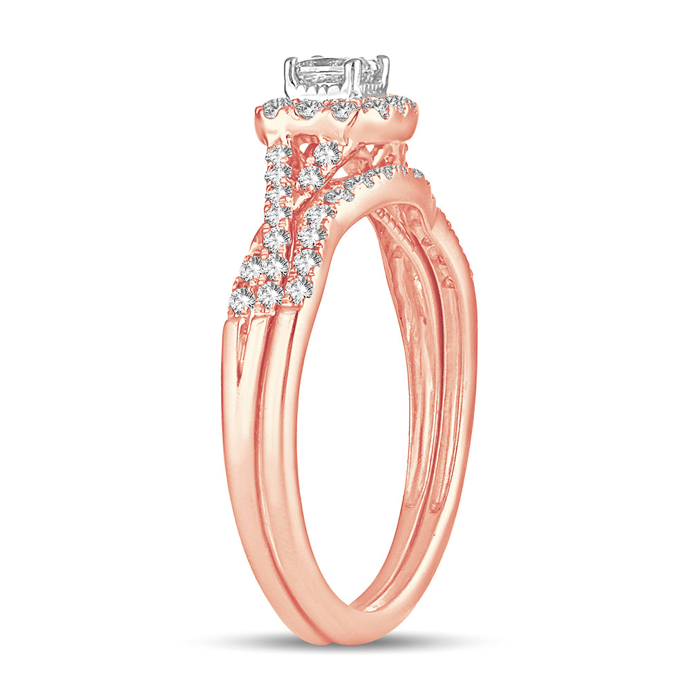 14K 0.51CT DIAMOND BRIDAL RING