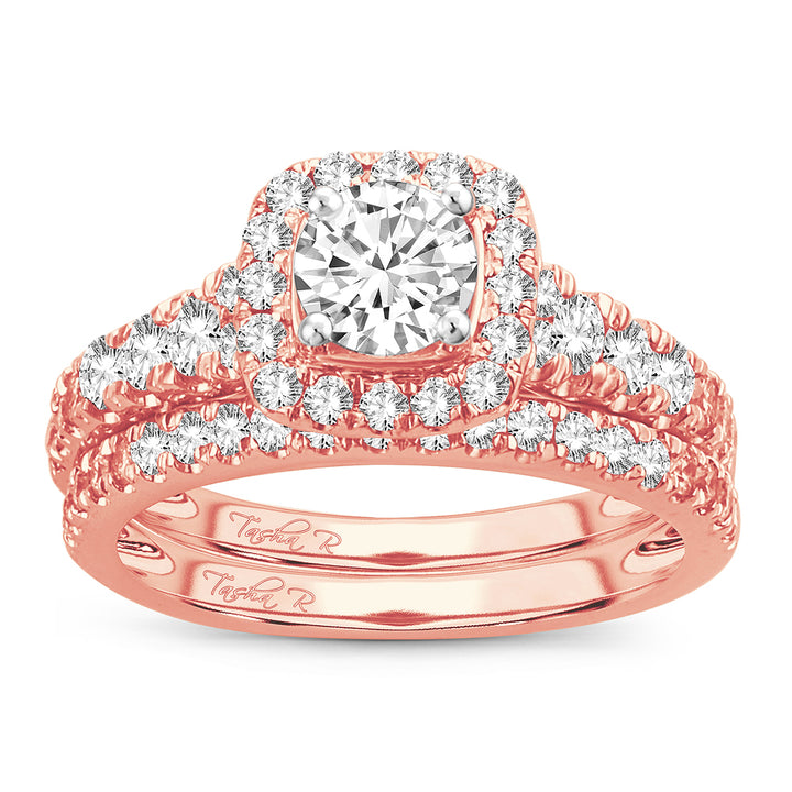 14K 1.00CT  Diamond BRIDAL RING