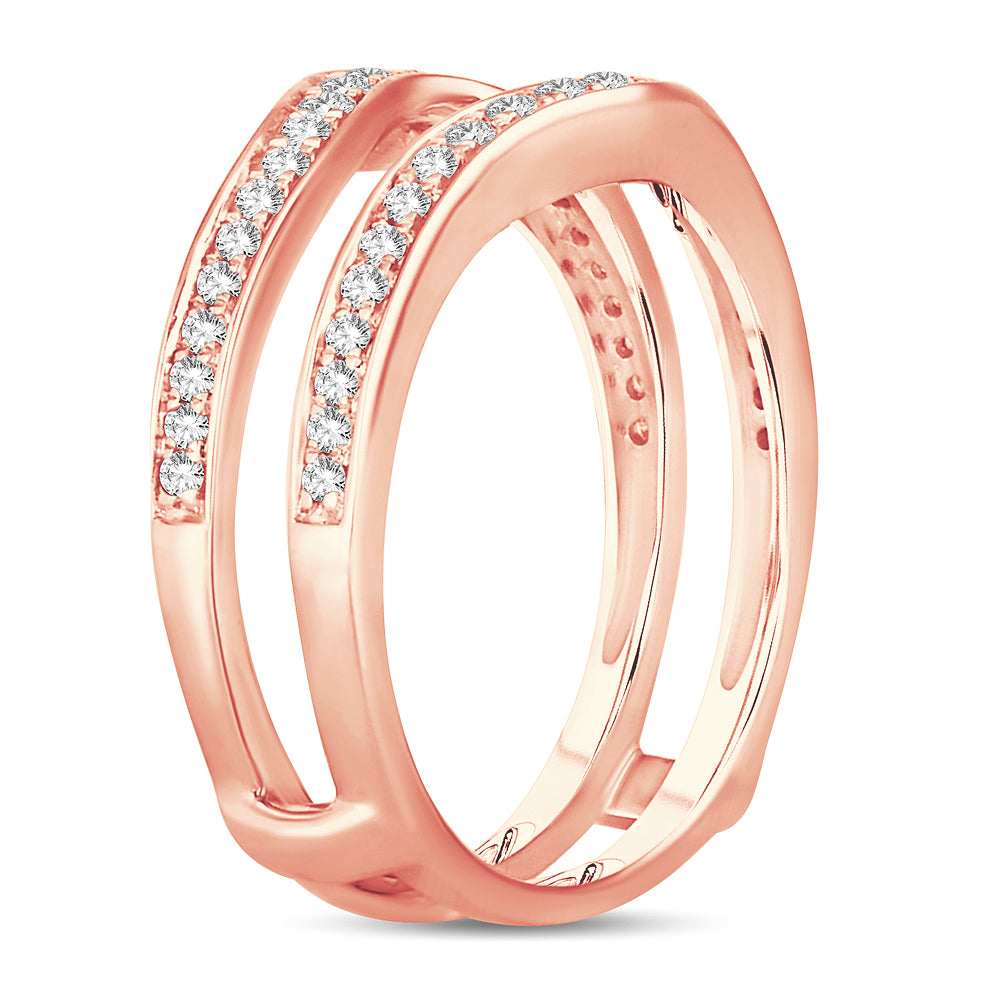 14K  0.40CT  Diamond  RING GUARD