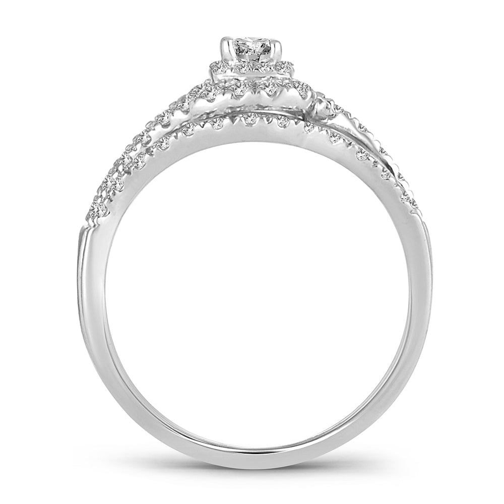 14K  0.50ct Diamond Bridal Ring