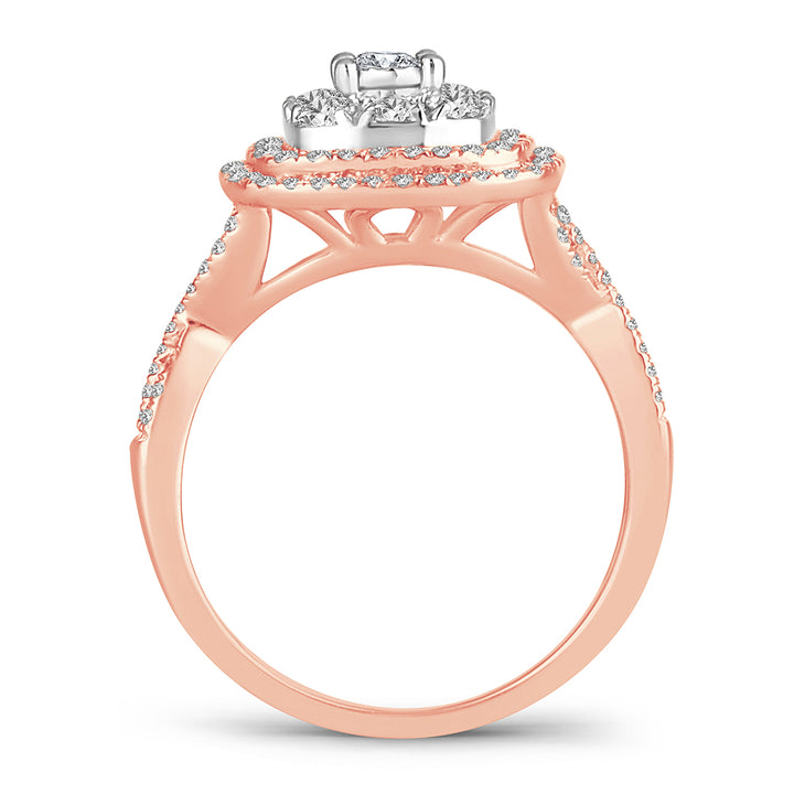 14K 0.76CT Engagement Ring