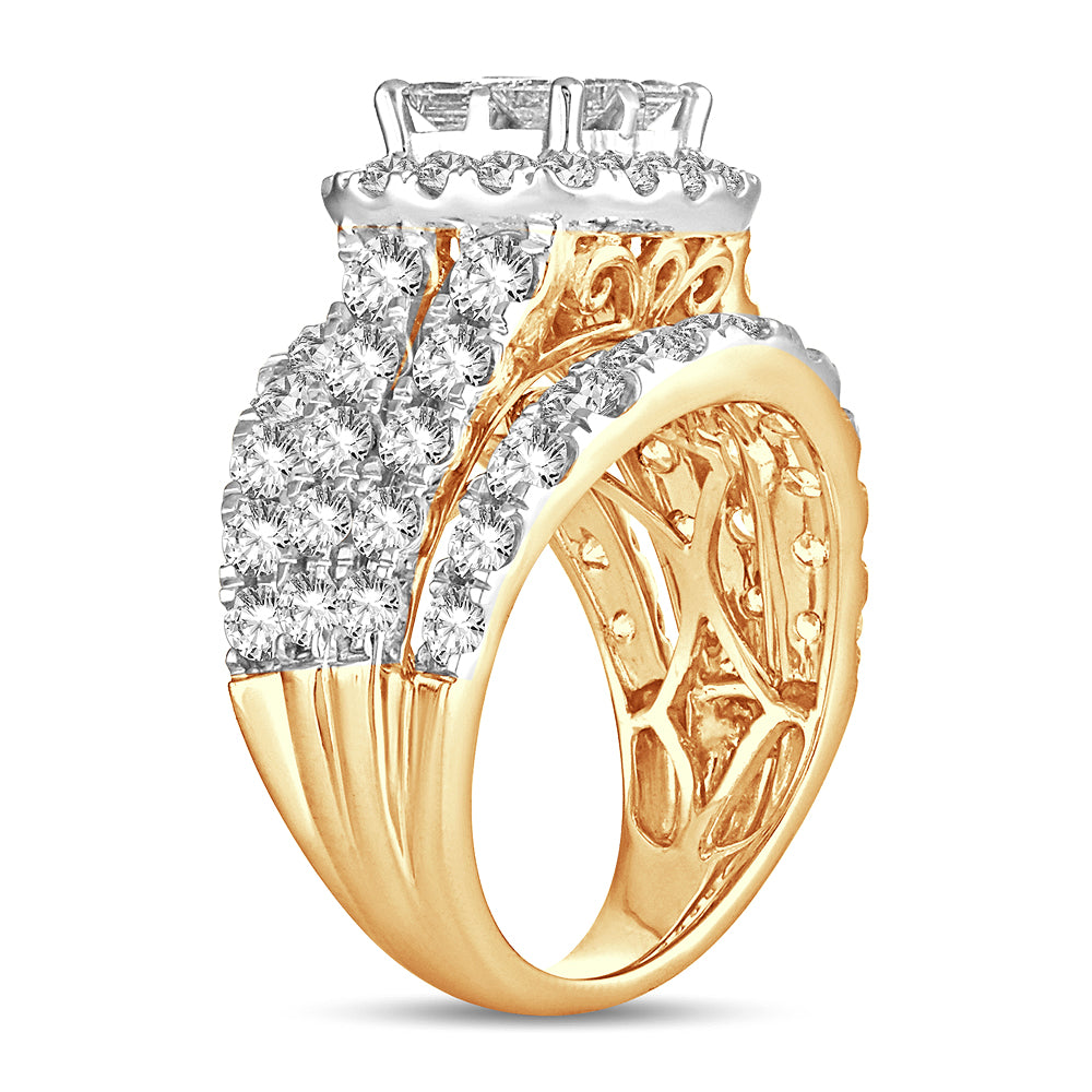 14K 4.00CT Diamond bridal ring