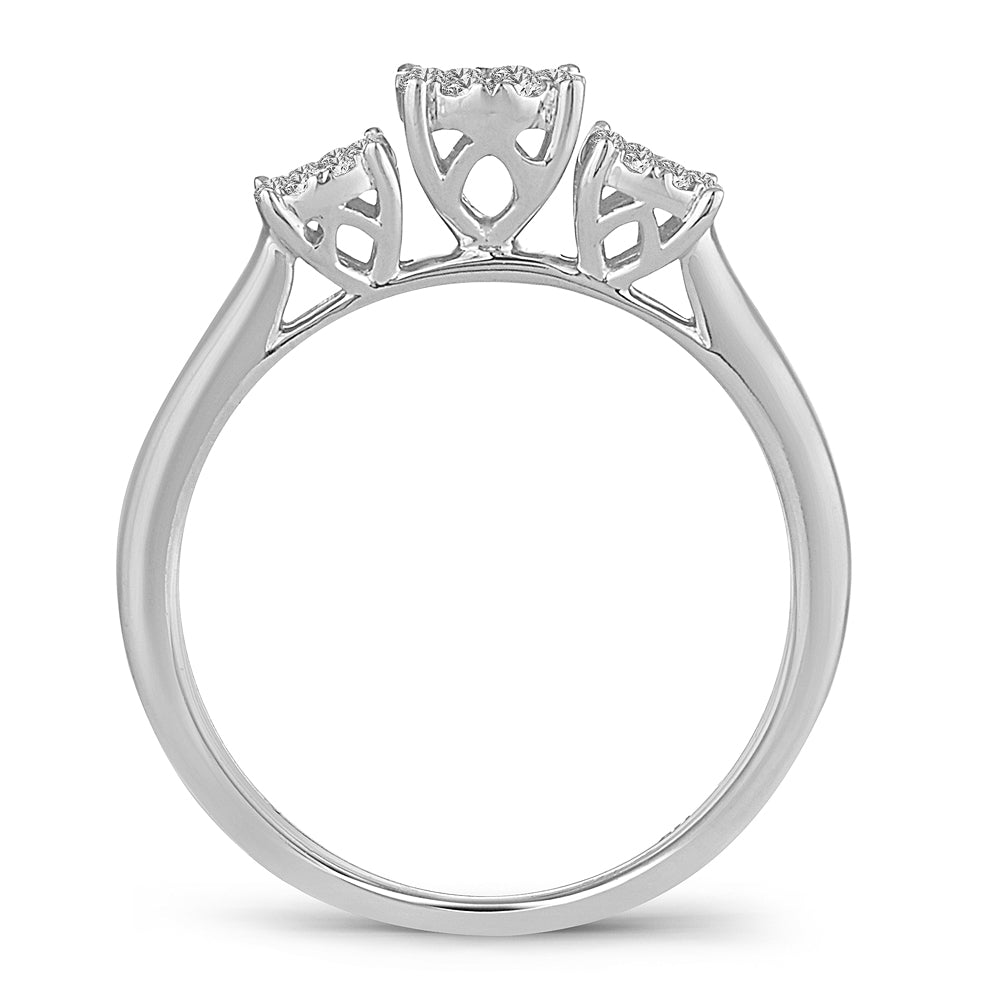 14K 0.33CT PR/CT Diamond RING.