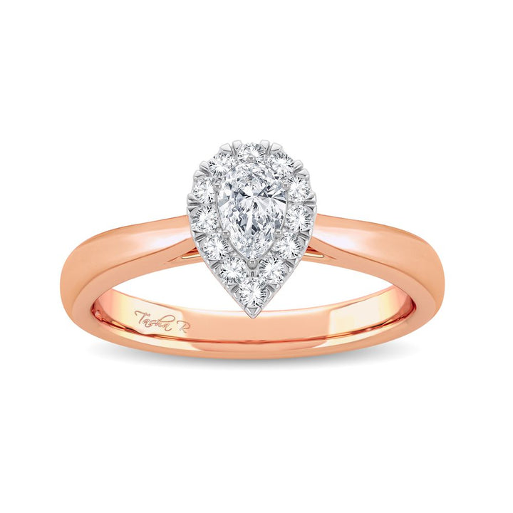 14K 0.33ct Diamond Promise Ring