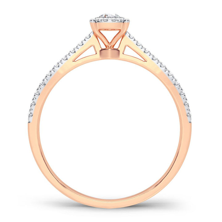 14K 0.09CT Diamond Ring