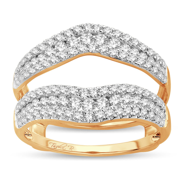 14K 1.00CT Diamond RING GUARD