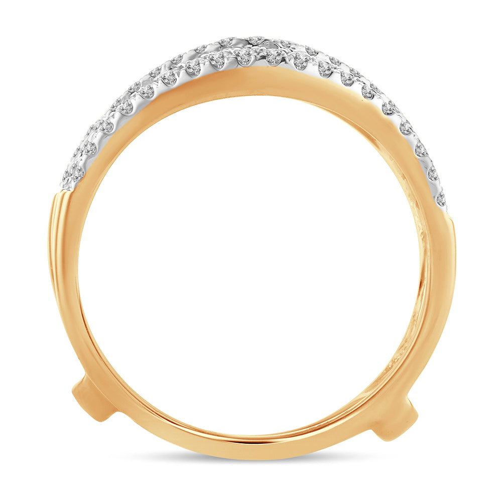 14K 1.00CT Diamond RING GUARD