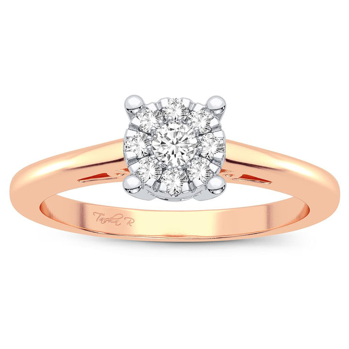 14K 0.10CT Diamond Ring