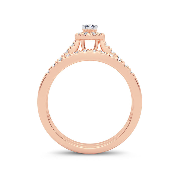 14K 0.52CT Diamond Bridal Ring