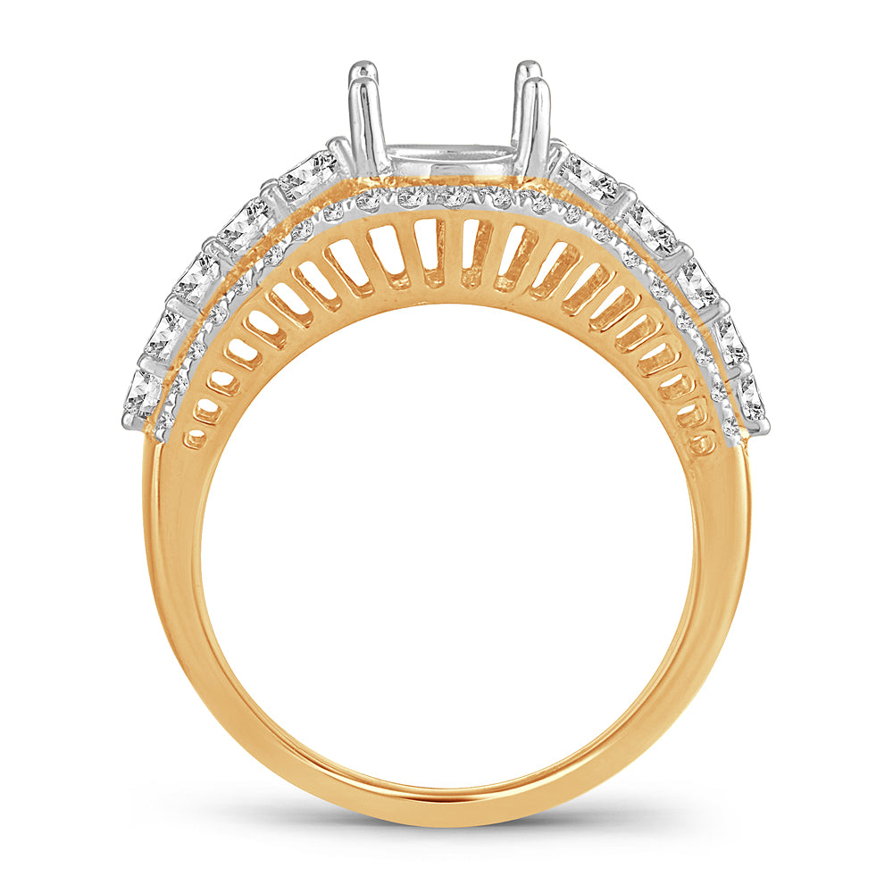 14K  0.90CT Diamond RING GUARD