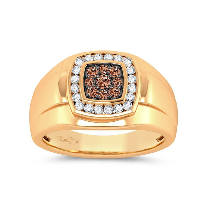 14K 0.50ct Diamond Mens Ring