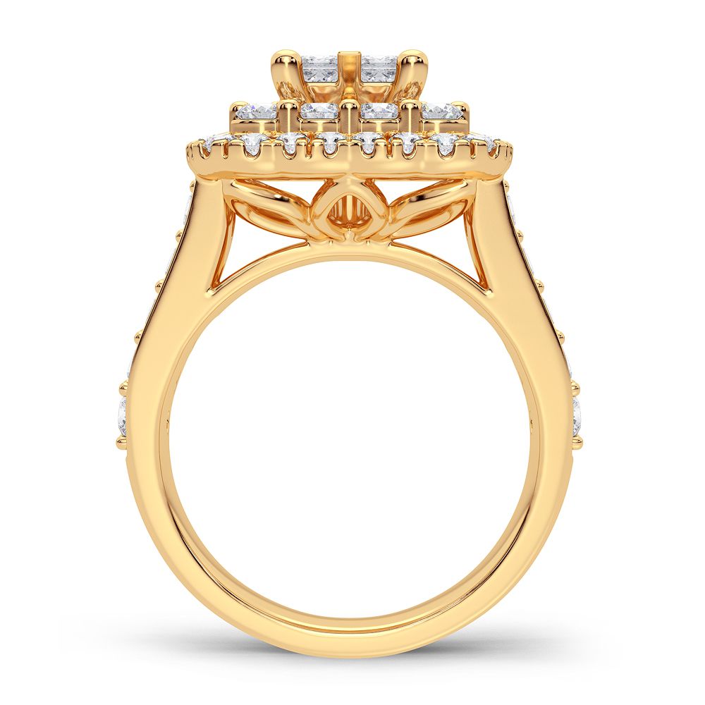 14K 2.00CT Diamond Bridal Ring