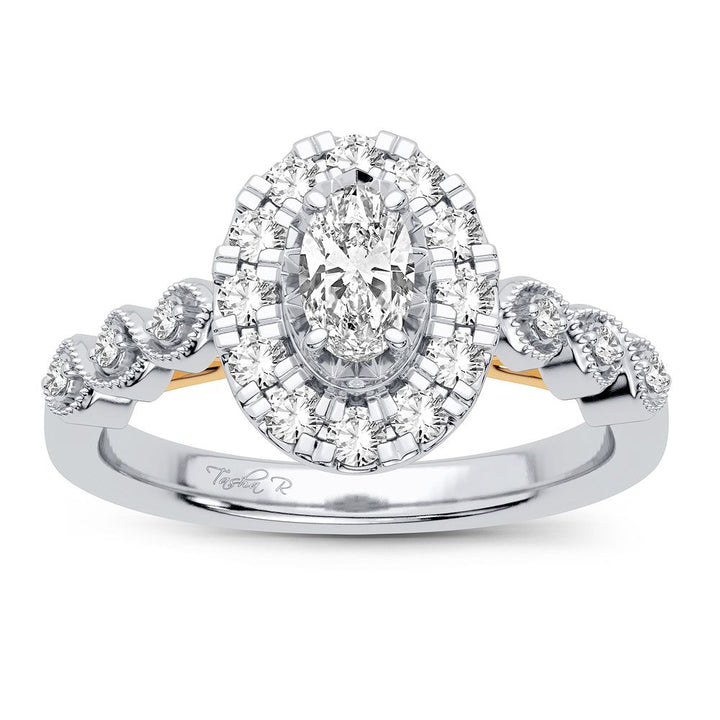 14K 0.77CT Diamond Ring