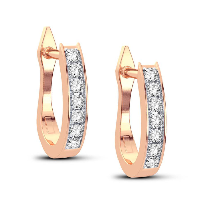 10K 0.06CT Diamond Earring