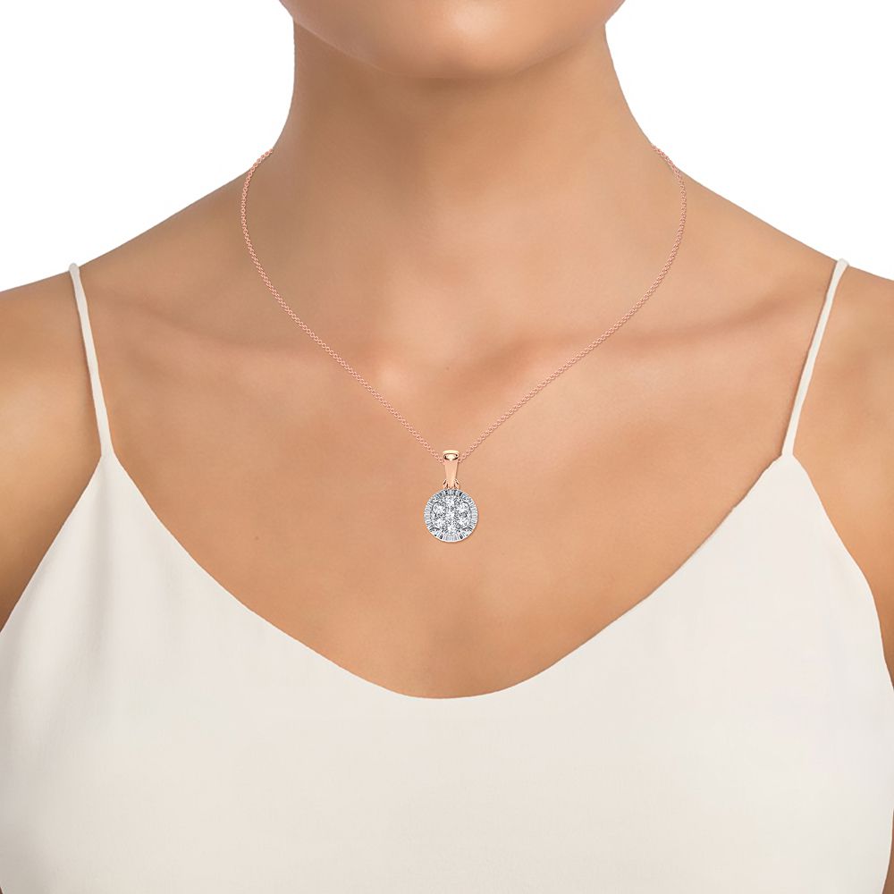 14K 0.14CT DIAMOND PENDANT