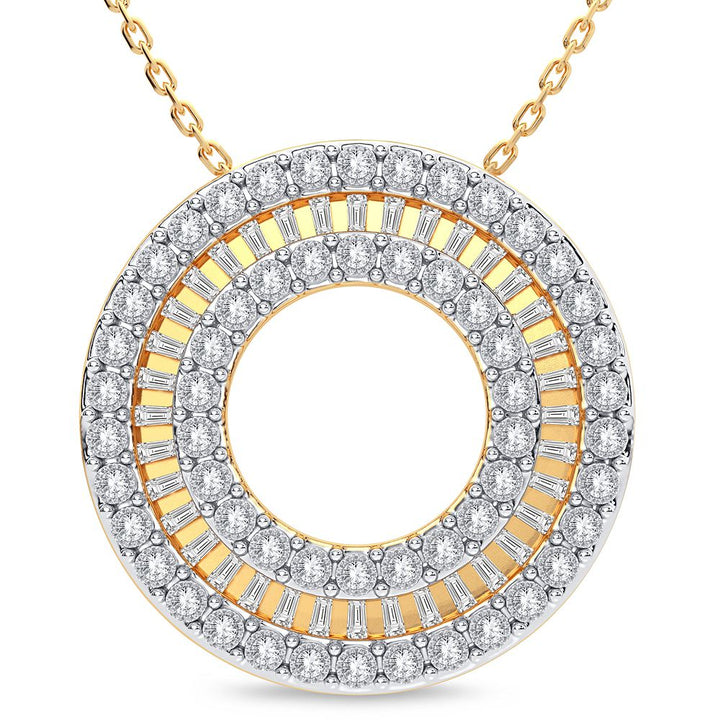 14K 0.33CT Diamond Pendant