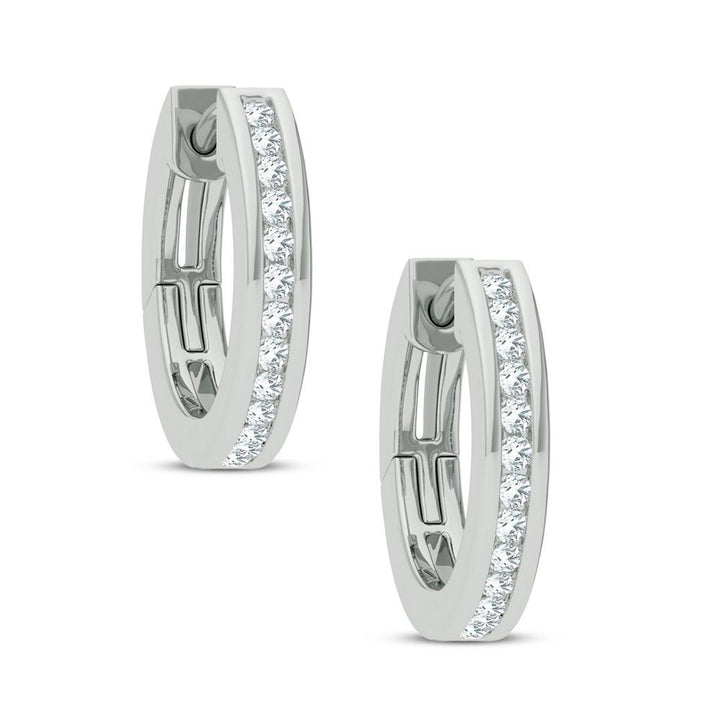 14K 0.10CT DIAMOND EARRING