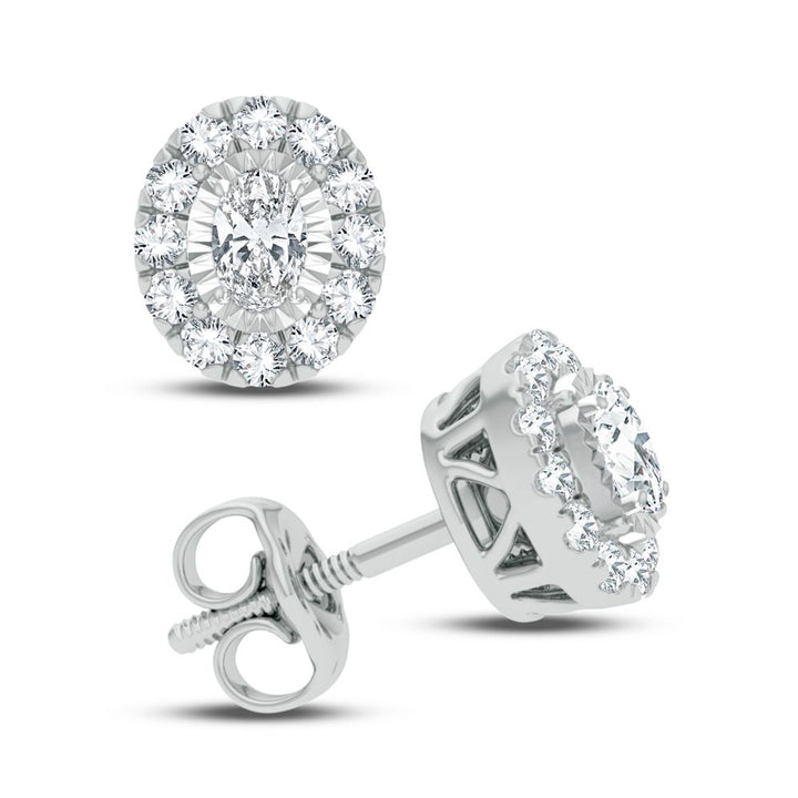 14K 0.40ct Diamond Earring