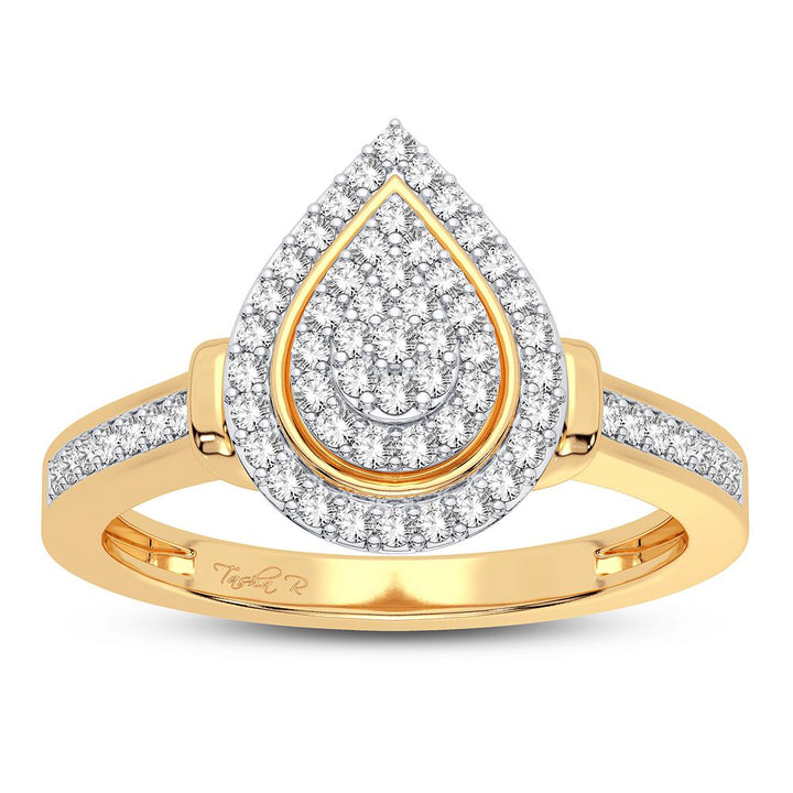 14K 0.10CT DIAMOND RING