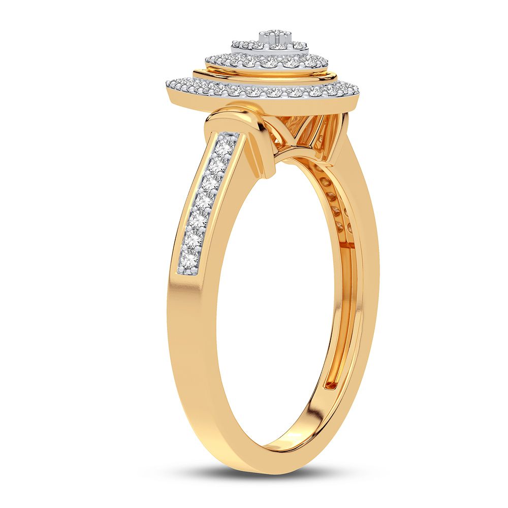 14K 0.10CT DIAMOND RING